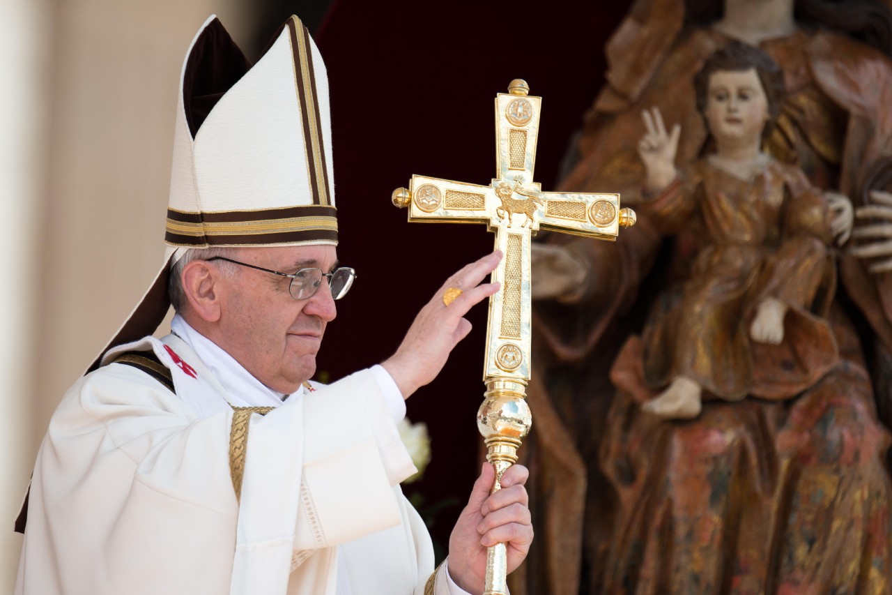 HEILIGE MESSE  ÜBERGABE DES PALLIUMS UND DES  FISCHERRINGS ZUM BEGINN DES PETRUSDIENSTES  DES BISCHOFS VON ROM